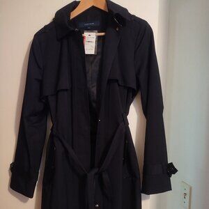 Cole Haan Navy Trench Coat NWT